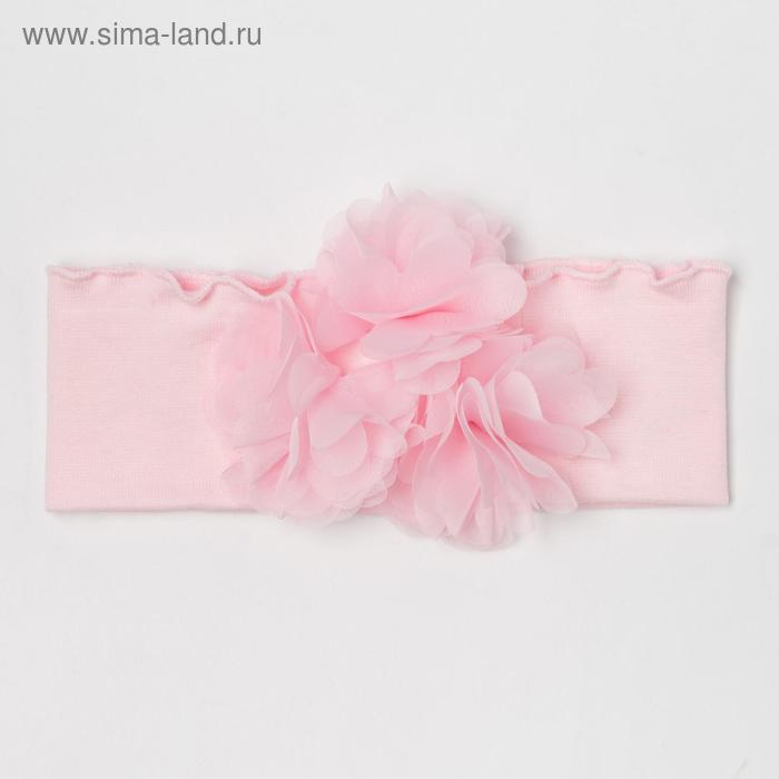 фото Повязка для девочки, цвет розовый, размер 50-53 (3-6 лет) русбубон