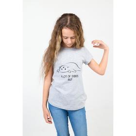 Футболка для девочки, цвет серый, рост 152 см
Футболка для девочки, цвет серый, рост 152 см