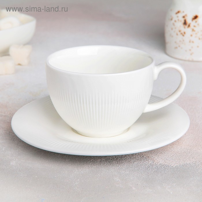Чайная пара «Паола», чашка 230 мл, блюдце d=15 см
Чайная пара «Паола», чашка 230 мл, блюдце d=15 см