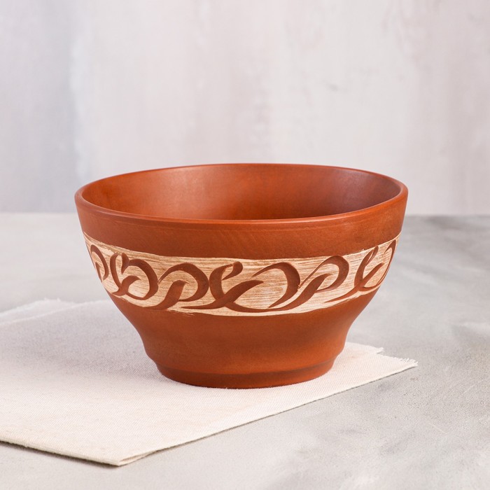 Салатник "Ивона", ангоб, красная глина, 1 л
Салатник "Ивона", ангоб, красная глина, 1 л