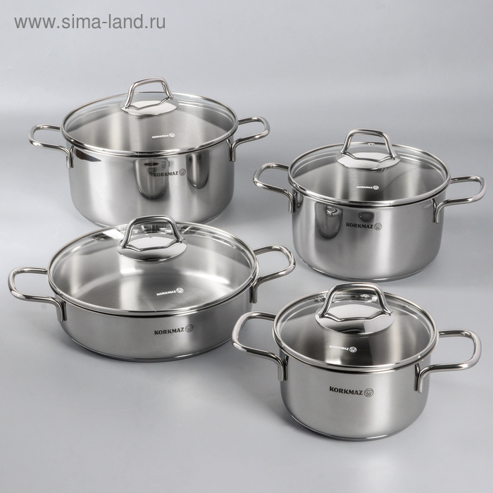 Набор посуды Perla, 4 предмета: кастрюля 1,8 л, 3,5 л, 5,5 л; жаровня, 3 л
Набор посуды Perla, 4 предмета: кастрюля 1,8 л, 3,5 л, 5,5 л; жаровня, 3 л