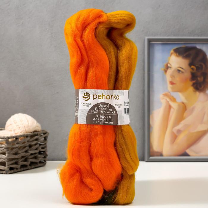 Набор шерсть для валяния 100% полутонкая шерсть 50гр (1319-Золотой микс)
Набор шерсть для валяния 100% полутонкая шерсть 50гр (1319-Золотой микс)