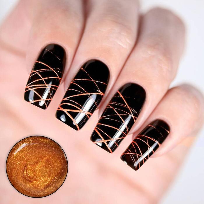 Гель-паутинка, 3-х фазный, LED/UV, 8 мл, цвет золотистый с блёстками
Гель-паутинка, 3-х фазный, LED/UV, 8 мл, цвет золотистый с блёстками