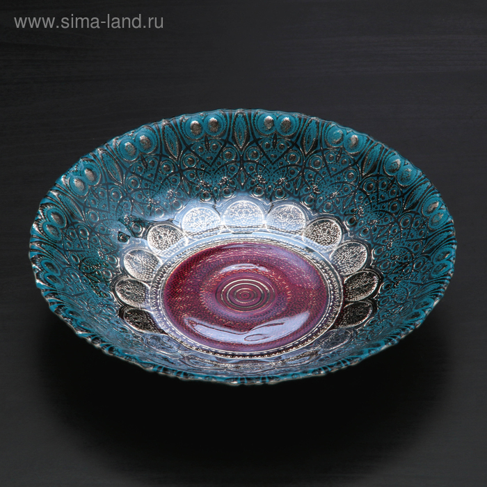 Тарелка «Мирах», d=22 см, цвет синий с золотом
Тарелка «Мирах», d=22 см, цвет синий с золотом