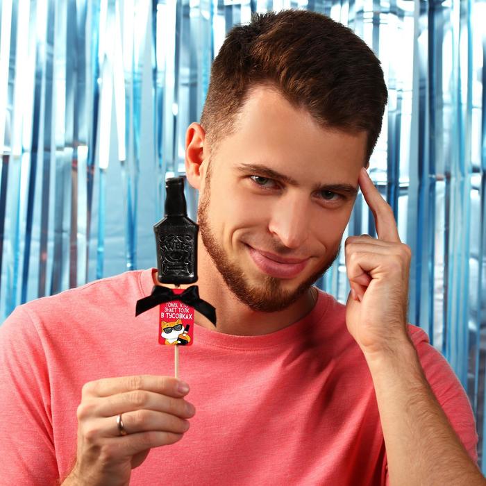 УЦЕНКА Леденец на палочке «Тому, кто знает толк в тусовках»: в форме бутылки, со вкусом колы, 30 гр.
УЦЕНКА Леденец на палочке «Тому, кто знает толк в тусовках»: в форме бутылки, со вкусом колы, 30 гр.