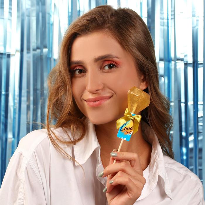 Леденец на палочке «Сияй»: в форме бриллианта, со вкусом персика, 30 г.
Леденец на палочке «Сияй»: в форме бриллианта, со вкусом персика, 30 г.