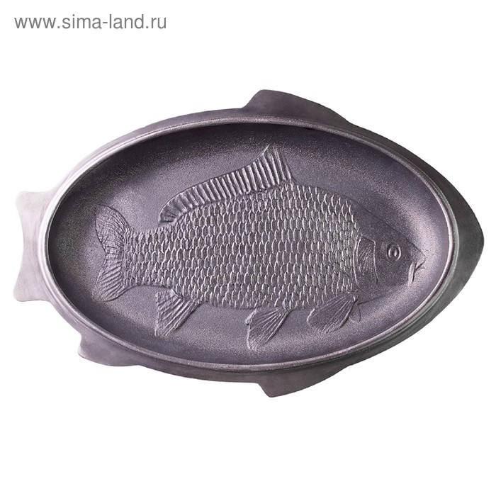 Сковорода чугунная для рыбы, 45×29 см
Сковорода чугунная для рыбы, 45×29 см