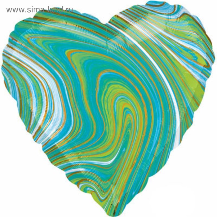 Шар фольгированный 18" сердце Мрамор, бирюзовый 1204-1041
Шар фольгированный 18" сердце Мрамор, бирюзовый 1204-1041