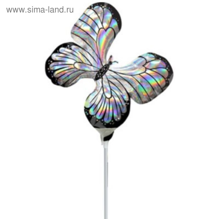 Шар фольгированный 12" «Бабочка», серебро
Шар фольгированный 12" «Бабочка», серебро