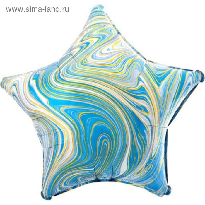 Шар фольгированный 19" звезда Мрамор, бирюзовый 1204-1031
Шар фольгированный 19" звезда Мрамор, бирюзовый 1204-1031