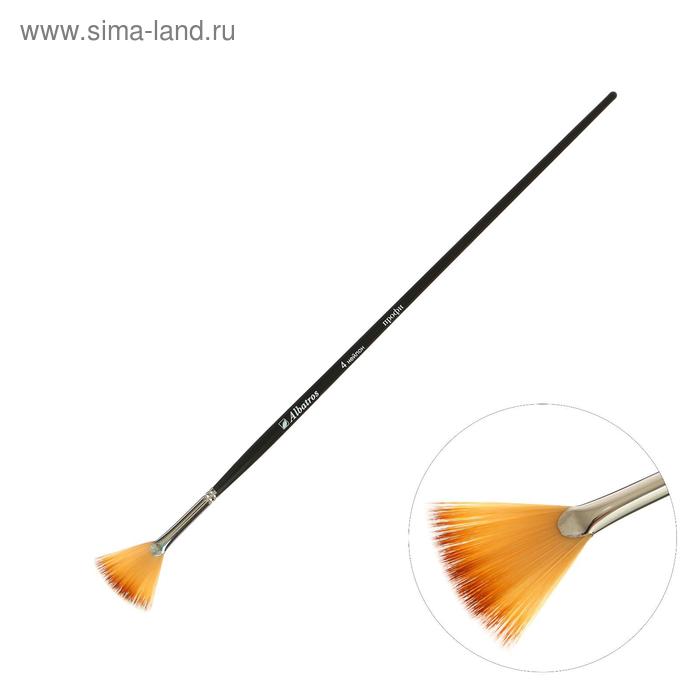 Кисть Веерная Синтетика, серия "Профи" нейлон №4, L-22 мм (удлинённая ручка)
Кисть Веерная Синтетика, серия "Профи" нейлон №4, L-22 мм (удлинённая ручка)