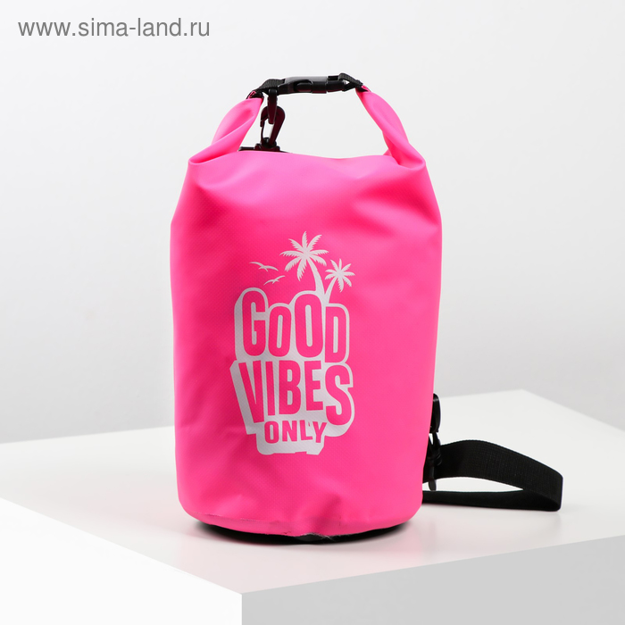 Водонепроницаемая сумка «Good vibes», 5 л 
Водонепроницаемая сумка «Good vibes», 5 л