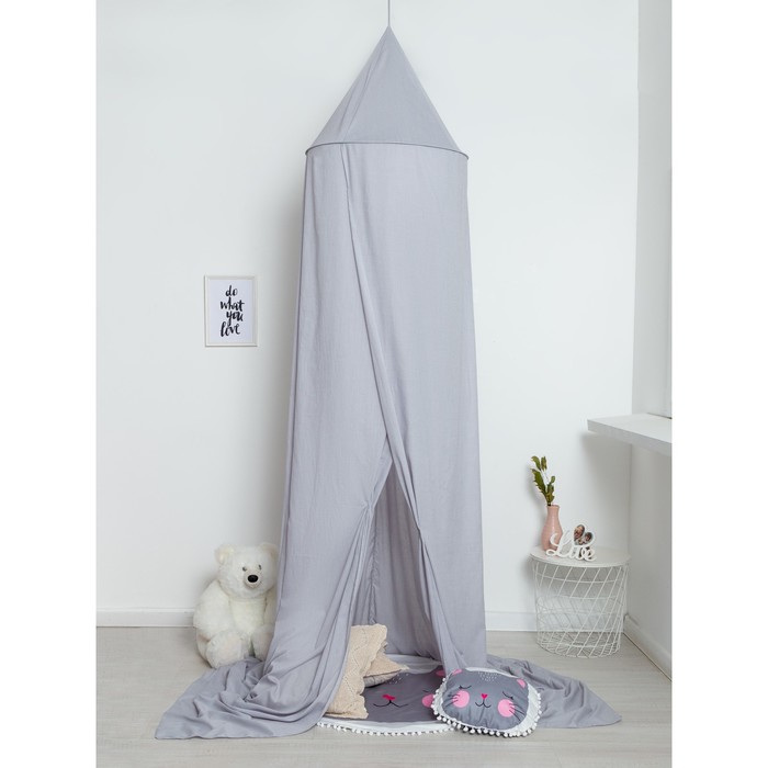 Балдахин для детской "Крошка Я" 300х270 см, серый
Балдахин для детской "Крошка Я" 300х270 см, серый