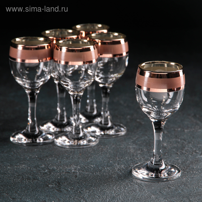 Набор рюмок «Ампир», 60 мл, 6 шт, цвет рубин
Набор рюмок «Ампир», 60 мл, 6 шт, цвет рубин