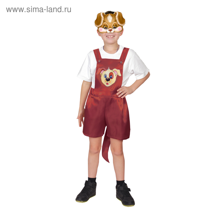 Карнавальный костюм «Пёс Дружок», полукомбинезон, маска, р. 28, рост 98-104 см
Карнавальный костюм «Пёс Дружок», полукомбинезон, маска, р. 28, рост 98-104 см