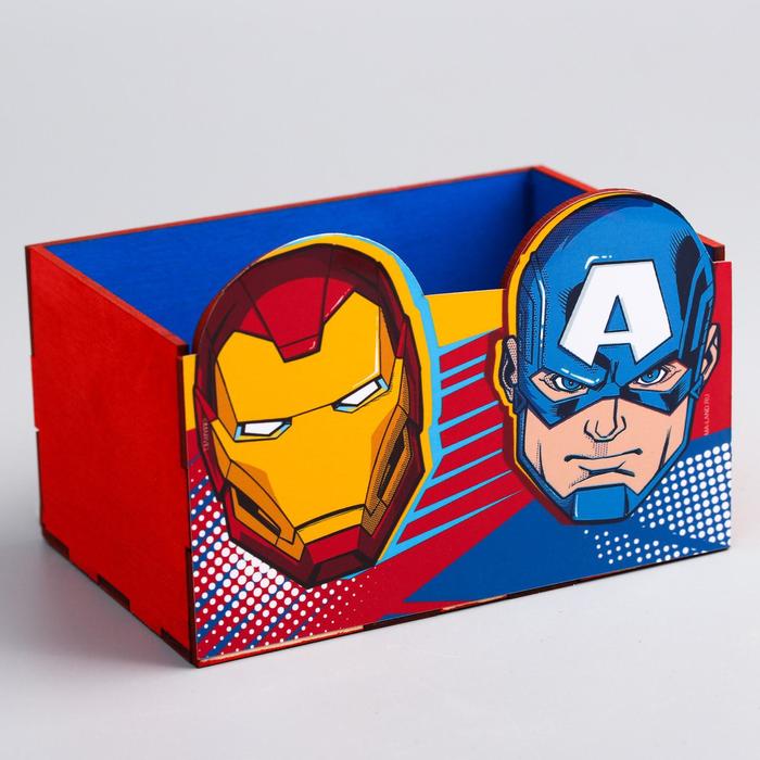 фото Органайзер для канцелярии marvel, мстители, 150 х 100 х 80 мм