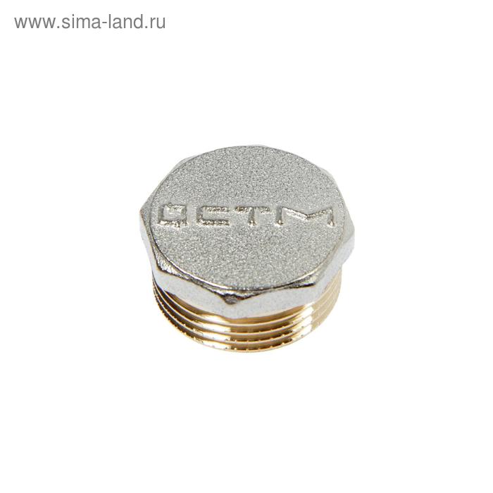 Заглушка "CTM", 3/4", наружная резьба, никелированная латунь
Заглушка "CTM", 3/4", наружная резьба, никелированная латунь