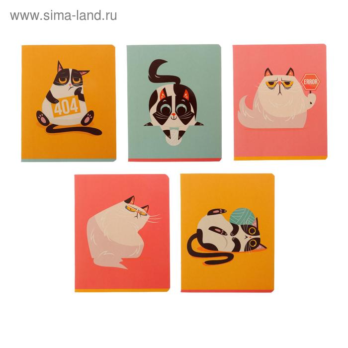 Тетрадь 48 листов в клетку «Мрачный кот», картонная обложка, блок офсет, МИКС
Тетрадь 48 листов в клетку «Мрачный кот», картонная обложка, блок офсет, МИКС