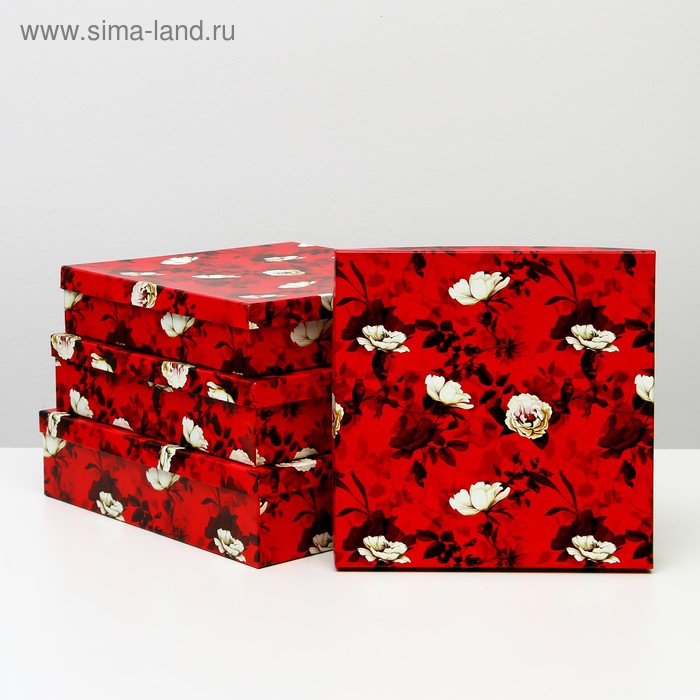 Набор коробок 4 в 1 "Белый шиповник", 32 х 32 х 8 - 26 х 26 х 5 см
Набор коробок 4 в 1 "Белый шиповник", 32 х 32 х 8 - 26 х 26 х 5 см