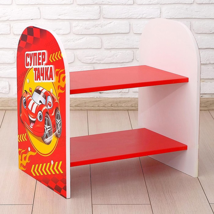 Стеллаж «Супер тачка», цвет красный, 532 × 400 × 550 мм 
Стеллаж «Супер тачка», цвет красный, 532 × 400 × 550 мм