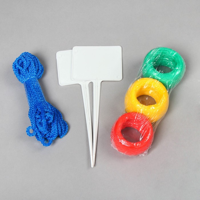 Набор подвязок: полипропиленовый шпагат 30 м, указатель садовый 2 шт., шнур 10 м, цвет МИКС
Набор подвязок: полипропиленовый шпагат 30 м, указатель садовый 2 шт., шнур 10 м, цвет МИКС