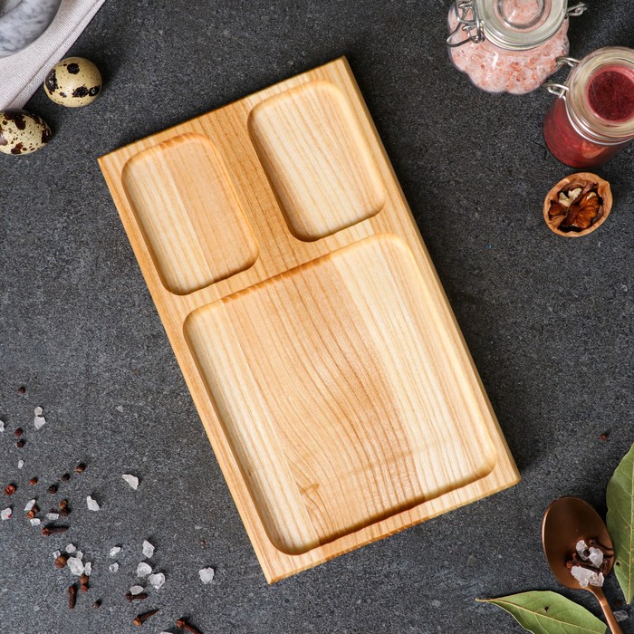 Блюдо для подачи суши "Классик", 25х15 см, массив ясеня
Блюдо для подачи суши "Классик", 25х15 см, массив ясеня