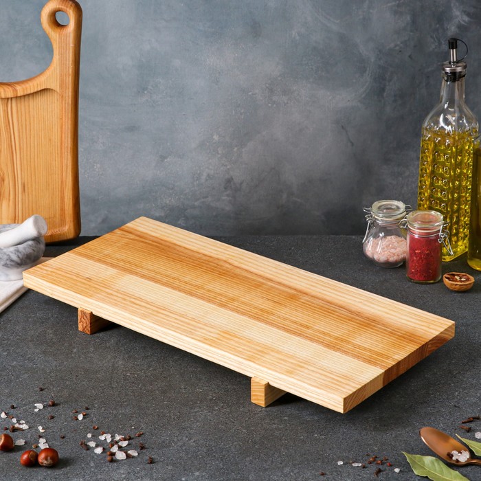 Доска столик для подачи "Рустик", 50х22 см, массив ясеня
Доска столик для подачи "Рустик", 50х22 см, массив ясеня