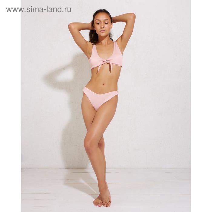 фото Топ купальный женский minaku summer time, размер 46, цвет пудра