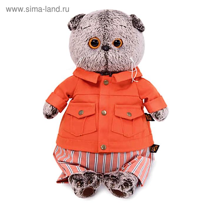Мягкая игрушка «Басик» в оранжевой куртке и штанах, 19 см
Мягкая игрушка «Басик» в оранжевой куртке и штанах, 19 см