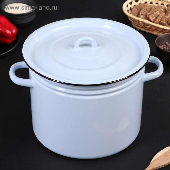 Кастрюля, 11,5 л, металлическая крышка, цвет голубой
Кастрюля, 11,5 л, металлическая крышка, цвет голубой