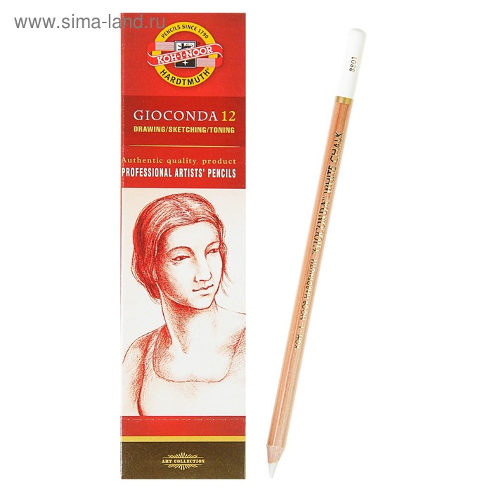 Меловой карандаш набор 12 штук, Koh-I-Noor GIOCONDA 8801, белый (1295193)
Меловой карандаш набор 12 штук, Koh-I-Noor GIOCONDA 8801, белый (1295193)