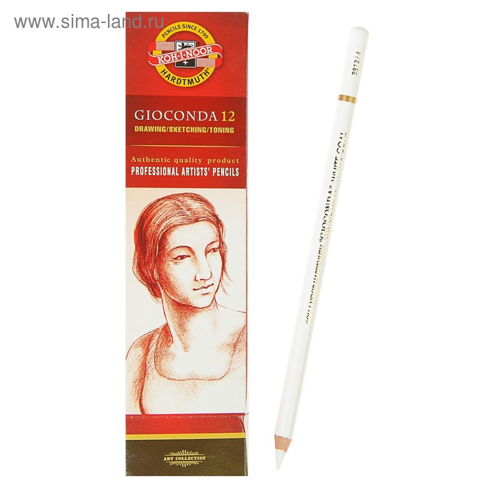 Уголь белый в карандаше набор 12 штук, Koh-I-Noor GIOCONDA 8812/4 (4157784)
Уголь белый в карандаше набор 12 штук, Koh-I-Noor GIOCONDA 8812/4 (4157784)