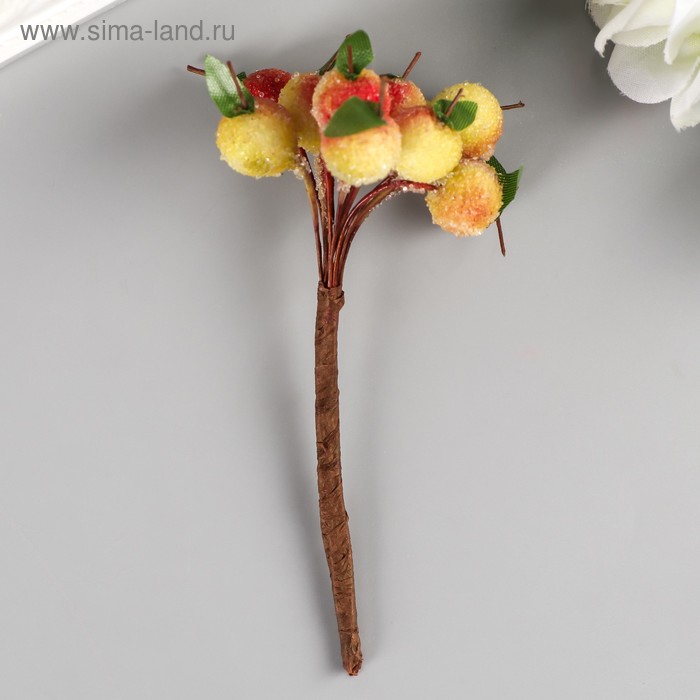 Декоративный букетик "Ягоды в сахаре" жёлтый
Декоративный букетик "Ягоды в сахаре" жёлтый