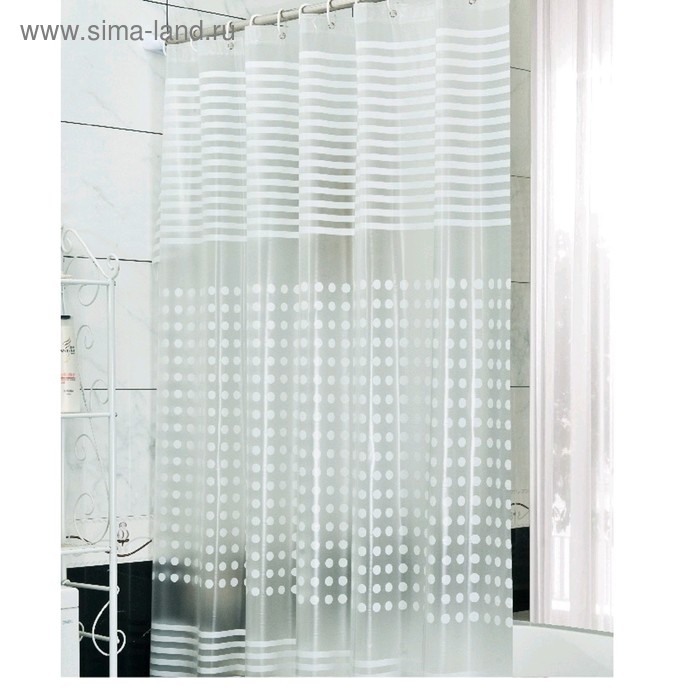 Штора для ванной White Stripe, 180 х 200 см
Штора для ванной White Stripe, 180 х 200 см