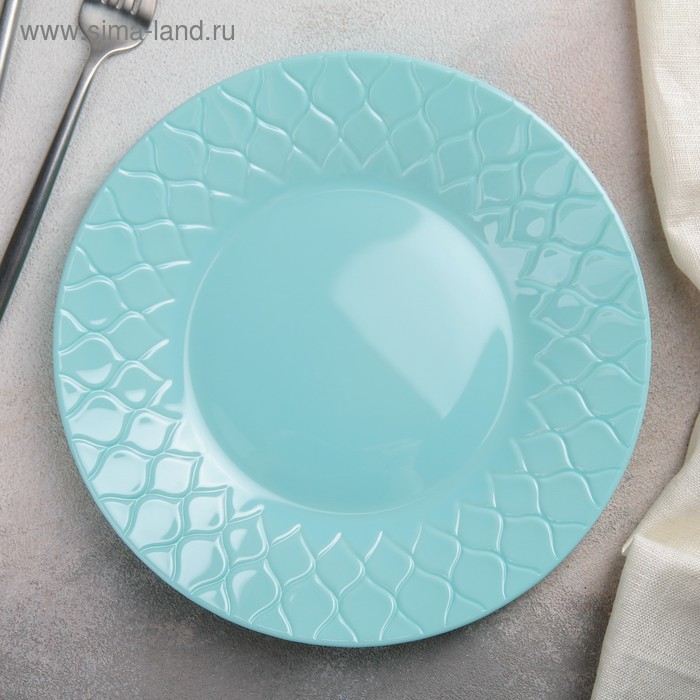 Тарелка десертная Amario L turquoise, d=22 см
Тарелка десертная Amario L turquoise, d=22 см