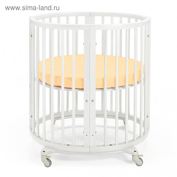 Простыня круглая «Крошка Я» 115х115 см, цвет коралловый, мако-сатин 
Простыня круглая «Крошка Я» 115х115 см, цвет коралловый, мако-сатин