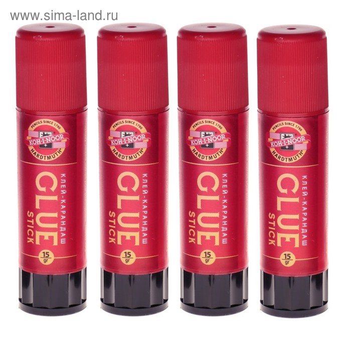 Набор 4 штуки клей-карандаш PVP 15 г KOH-I-NOOR GSKIN15
Набор 4 штуки клей-карандаш PVP 15 г KOH-I-NOOR GSKIN15