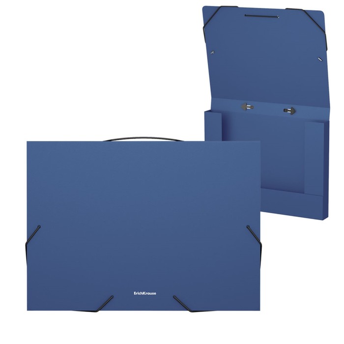 Папка на резинке с ручкой А4, 600 мкм, ErichKrause Matt Classic, корешок 30 мм, тиснение "песок", синяя
Папка на резинке с ручкой А4, 600 мкм, ErichKrause Matt Classic, корешок 30 мм, тиснение "песок", синяя