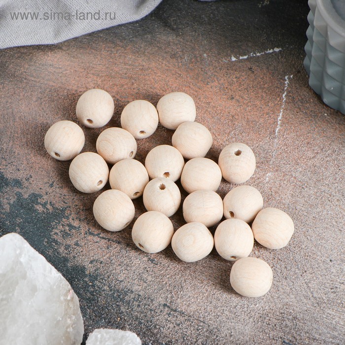 Деревянная заготовка "Бусина", d=20 мм
Деревянная заготовка "Бусина", d=20 мм