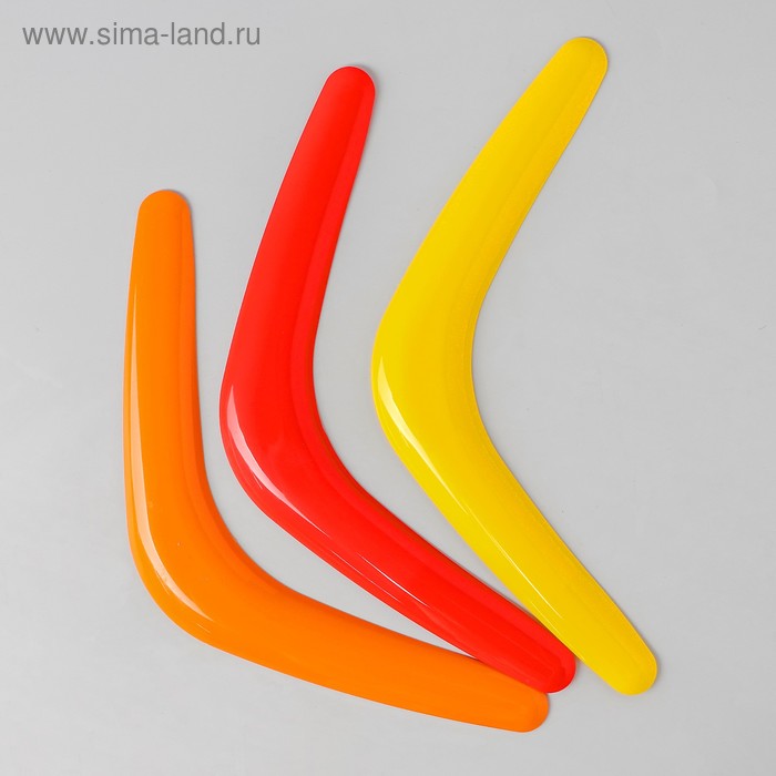 Бумеранг, 28 × 11 × 1 см, МИКС 
Бумеранг, 28 × 11 × 1 см, МИКС