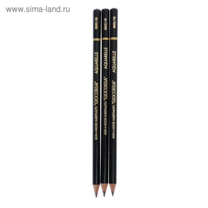 Набор карандашей графитовых акварельных 3 штуки, Koh-I-Noor GIOCONDA 8800 2B, 4B, 6B (2474624, 786615, 2474625)
Набор карандашей графитовых акварельных 3 штуки, Koh-I-Noor GIOCONDA 8800 2B, 4B, 6B (2474624, 786615, 2474625)
