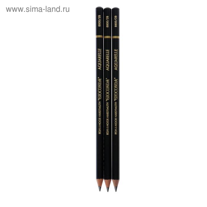Набор карандашей графитовых акварельных 3 штуки, Koh-I-Noor GIOCONDA 8800 2В (2474624) 
Набор карандашей графитовых акварельных 3 штуки, Koh-I-Noor GIOCONDA 8800 2В (2474624)