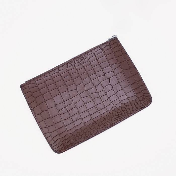 Папка для документов на молнии, цвет коричневый
Папка для документов на молнии, цвет коричневый