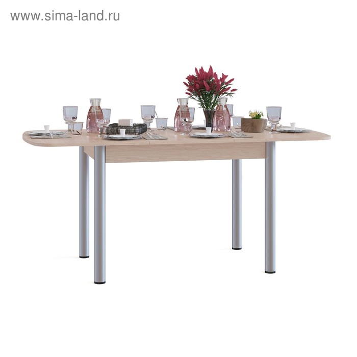 Стол кухонный раздвижной, 1200(1646) × 800 × 756 мм, цвет белёный дуб
Стол кухонный раздвижной, 1200(1646) × 800 × 756 мм, цвет белёный дуб