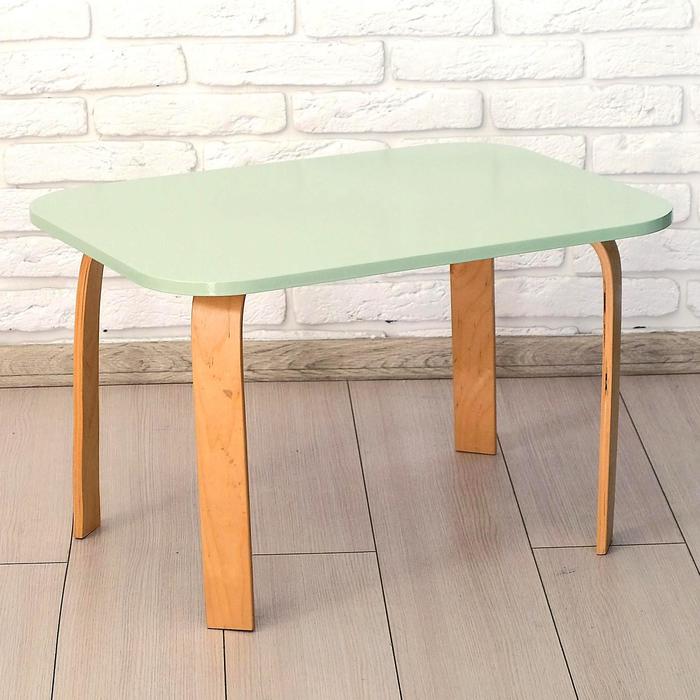 фото Стол детский «мордочка» 700×500×460, цвет салатовый polli tolli