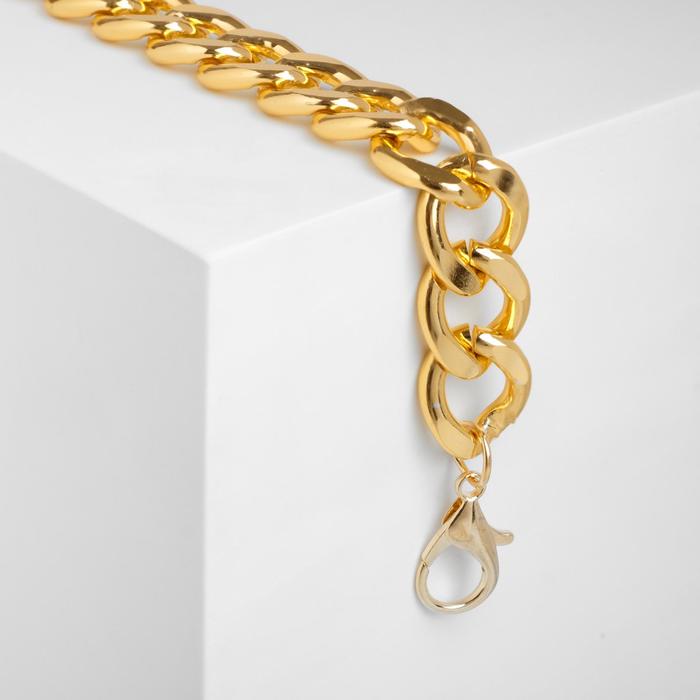 Браслет металл "Цепь" голден грани, цвет золото, 22см
Браслет металл "Цепь" голден грани, цвет золото, 22см