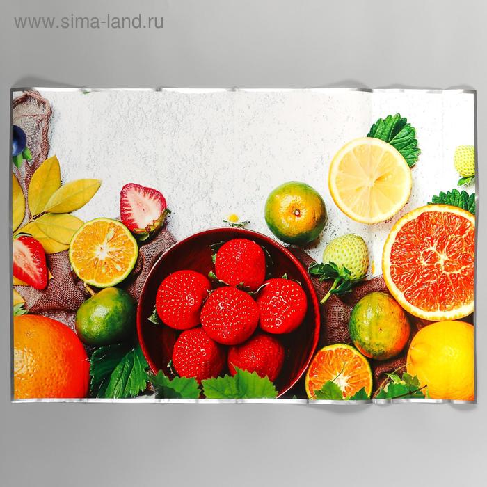 Наклейка на кафельную плитку "Клубника и цитрусы" 90х60 см
Наклейка на кафельную плитку "Клубника и цитрусы" 90х60 см