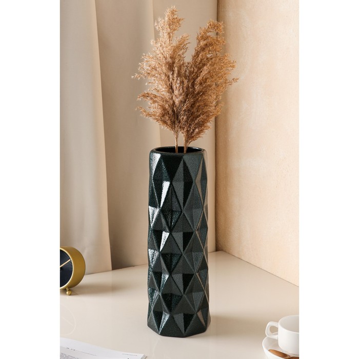 Ваза керамическая "Поли", настольная, антик, зелёная, 41 см
Ваза керамическая "Поли", настольная, антик, зелёная, 41 см