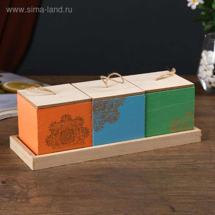 Шкатулка дерево 3 ящика "Золотое мехенди" 9,5х11х29 см
Шкатулка дерево 3 ящика "Золотое мехенди" 9,5х11х29 см