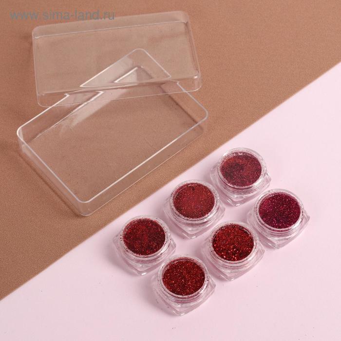 Блёстки для декора «Perfect Red», в пластиковом органайзере, набор 6 баночек
Блёстки для декора «Perfect Red», в пластиковом органайзере, набор 6 баночек